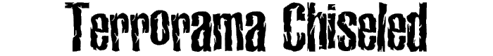 Terrorama Chiseled font